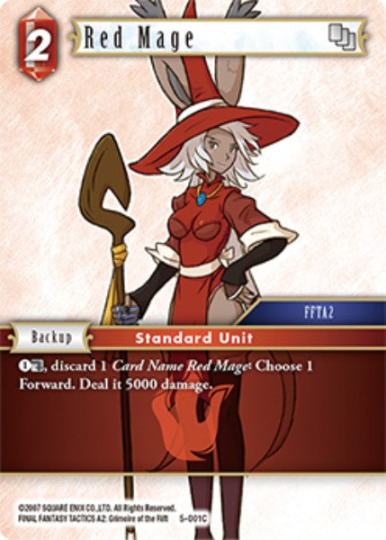 Red Mage - 5-001C - Opus V - Foil - Card Cavern