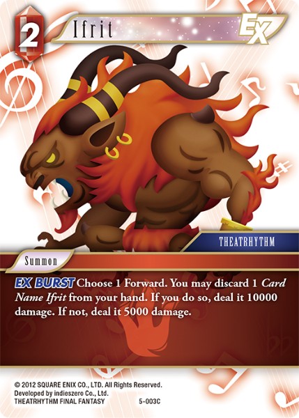 Ifrit - 5-003C - Opus V - Foil - Card Cavern