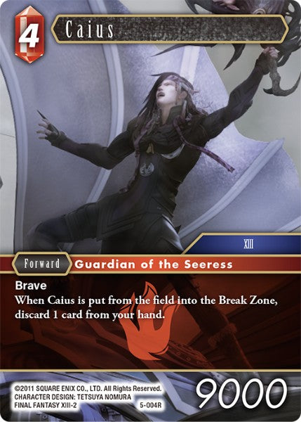 Caius - 5-004R - Opus V - Card Cavern
