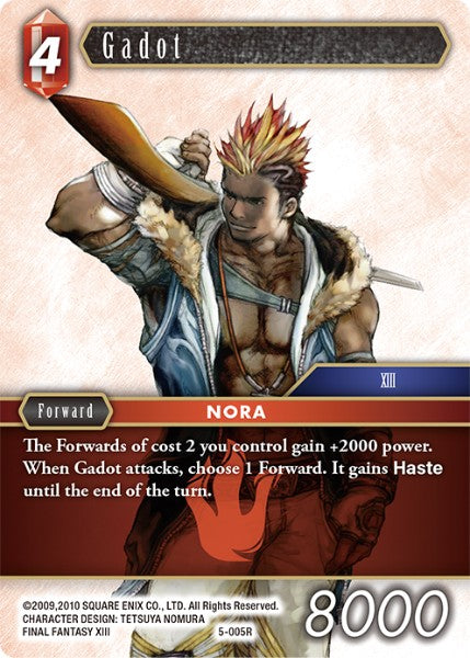 Gadot - 5-005R - Opus V - Foil - Card Cavern