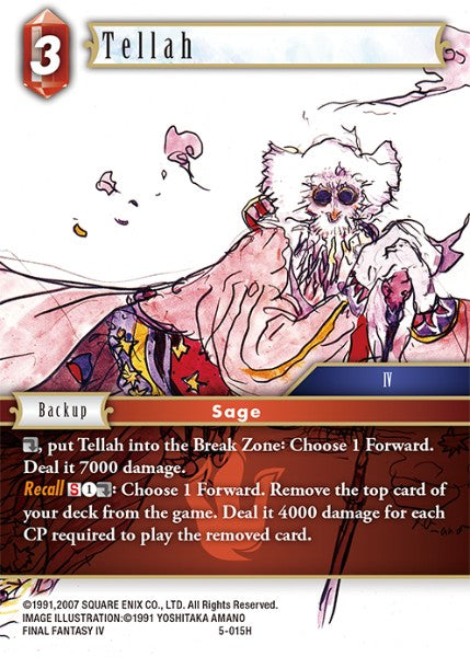 Tellah - 5-015H - Opus V - Card Cavern