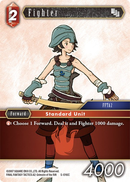 Fighter - 5-016C - Opus V - Foil - Card Cavern