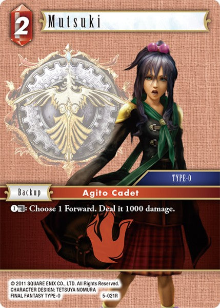 Mutsuki - 5-021R - Opus V - Foil - Card Cavern