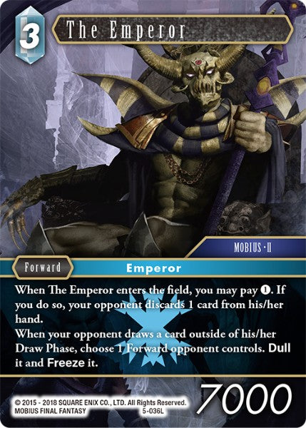 The Emperor - 5-036L - Opus V - Foil - Card Cavern