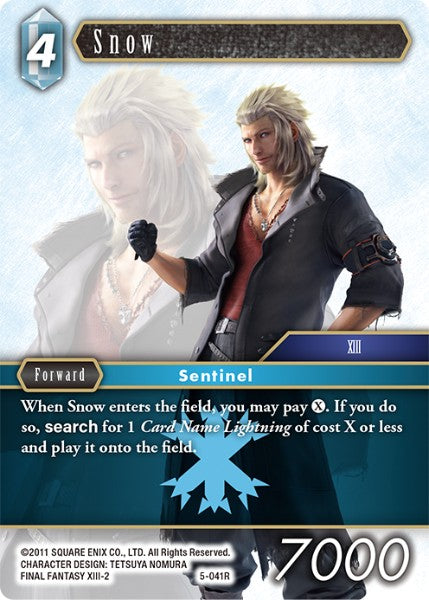 Snow - 5-041R - Opus V - Card Cavern