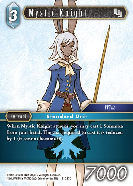 Mystic Knight - 5-047C - Opus V - Foil - Card Cavern
