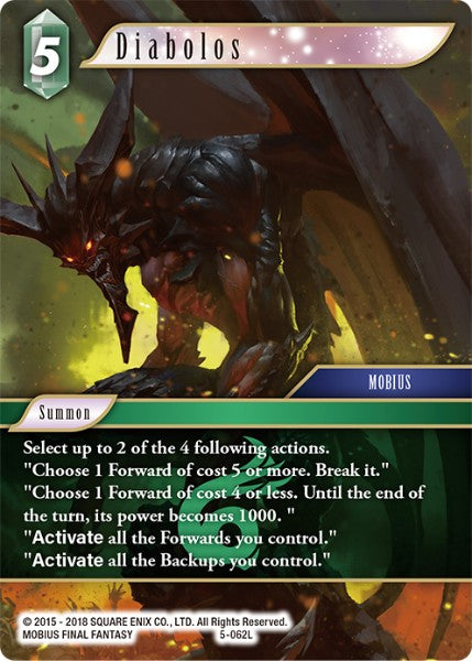Diabolos - 5-062L - Opus V - Card Cavern