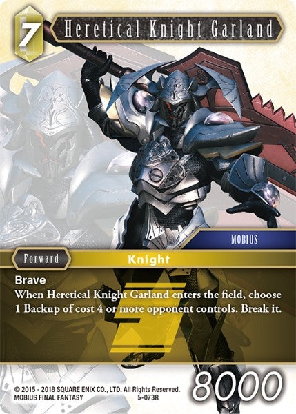 Heretical Knight Garland - 5-073R - Opus V - Foil - Card Cavern
