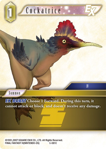 Cockatrice - 5-081C - Opus V - Foil - Card Cavern