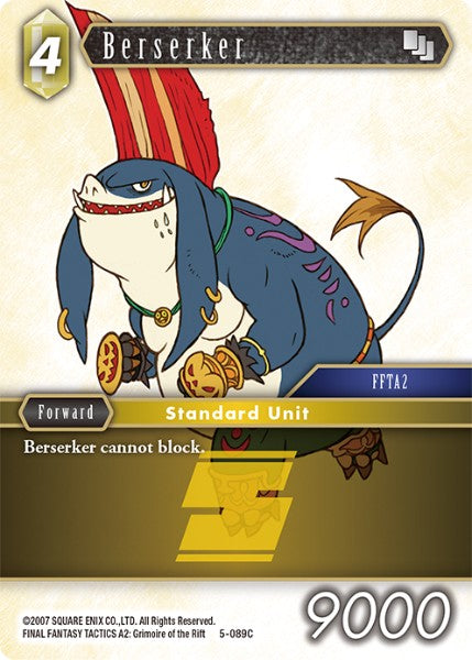 Berserker - 5-089C - Opus V - Card Cavern