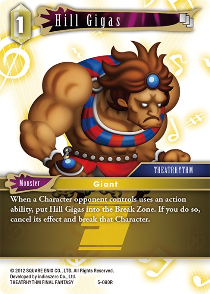 Hill Gigas - 5-090R - Opus V - Foil - Card Cavern