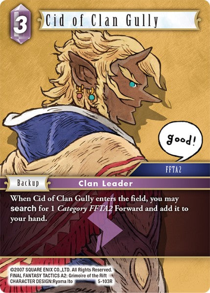 Cid of Clan Gully - 5-103R - Opus V - Card Cavern