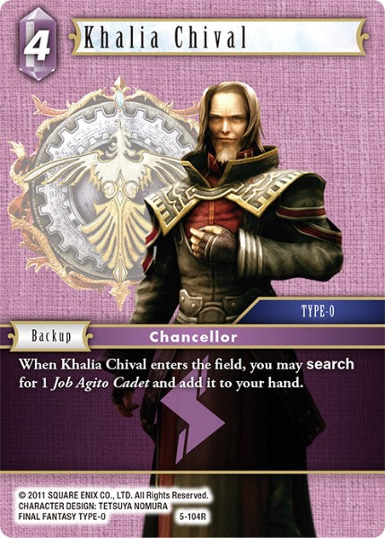 Khalia Chival - 5-104R - Opus V - Foil - Card Cavern