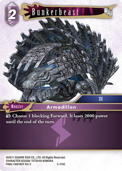 Bunkerbeast - 5-110C - Opus V - Card Cavern