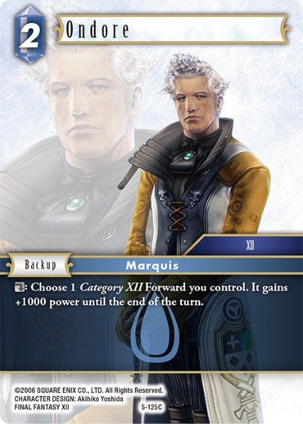 Ondore - 5-125C - Opus V - Card Cavern