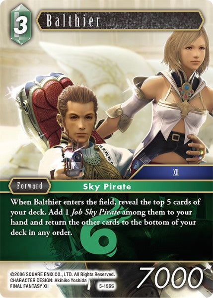 Balthier - 5-156S - Opus V - Foil - Card Cavern