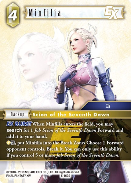 Minfilia - 5-160S - Opus V - Card Cavern