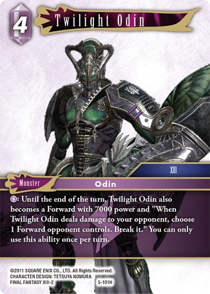Twilight Odin - 5-101H - Opus V - Foil - Card Cavern