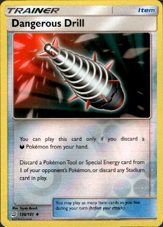 Dangerous Drill - 138/181 - Team Up - Reverse Holo - Card Cavern