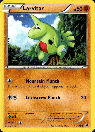Larvitar - 41/124 - Fates Collide - Card Cavern