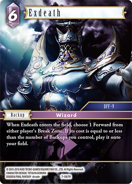 Exdeath - 7-087R - Opus VII - Foil - Card Cavern