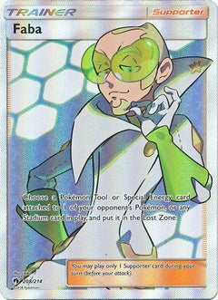 Faba Full Art - 208/214 - Lost Thunder - Holo - Card Cavern