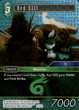 Red XIII - 8-142S - Opus VIII - Foil - Card Cavern
