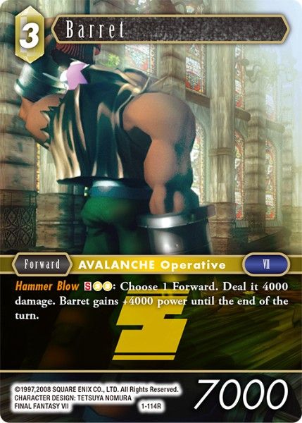Barret - 1-114R - Opus I - Foil - Card Cavern