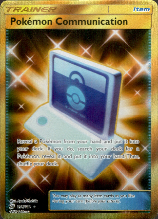 Pokemon Communication Secret Rare - 196/181 - Team Up - Card Cavern
