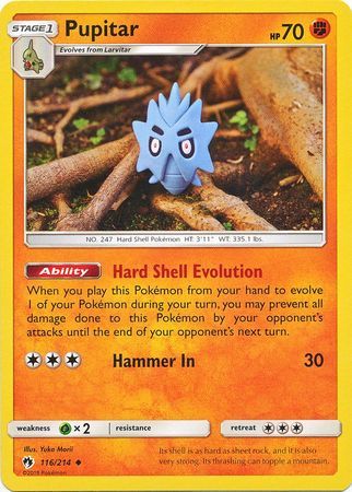 Pupitar - 116/214 - Lost Thunder - Card Cavern