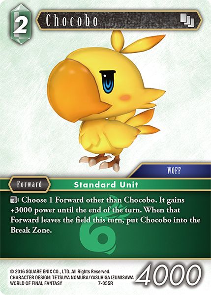 Chocobo - 7-055R - Opus VII - Foil - Card Cavern