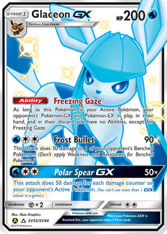 Glaceon GX - SV55/SV94 - Hidden Fates - Holo - Card Cavern