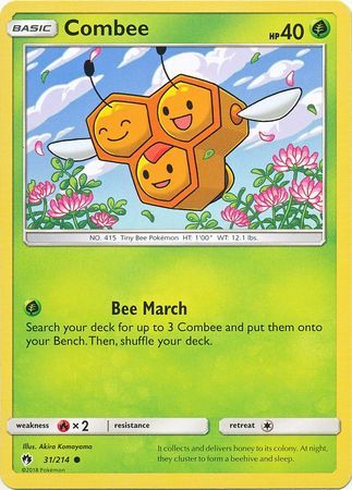 Combee - 31/214 - Lost Thunder - Card Cavern