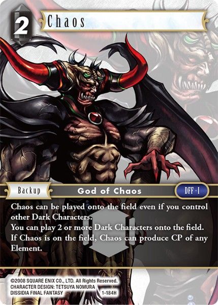 Chaos - 1-184H - Opus I - Card Cavern
