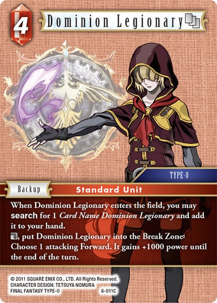 Dominion Legionary - 6-011C - Opus VI - Card Cavern