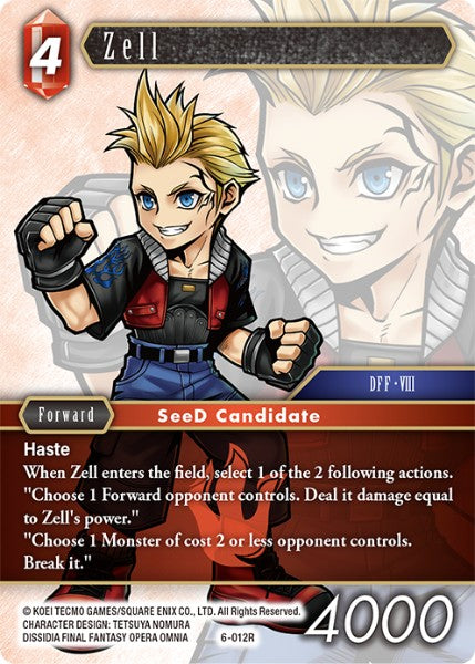 Zell - 6-012R - Opus VI - Card Cavern