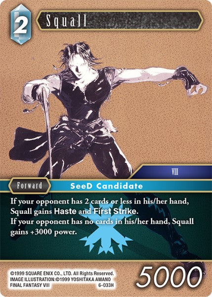 Squall - 6-033H - Opus VI - Foil - Card Cavern