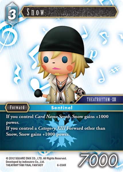 Snow - 6-034R - Opus VI - Foil - Card Cavern
