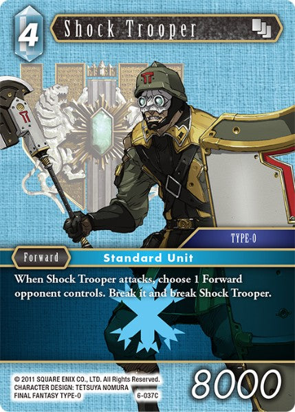 Shock Trooper - 6-037C - Opus VI - Foil - Card Cavern