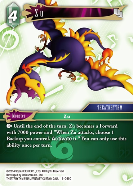 Zu - 6-049C - Opus VI - Card Cavern