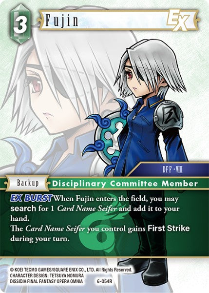 Fujin - 6-054R - Opus VI - Card Cavern