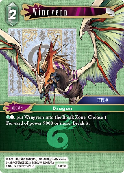 Wingvern - 6-059R - Opus VI - Card Cavern