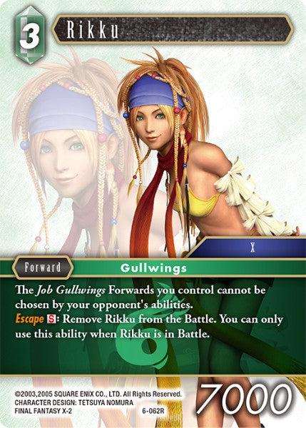 Rikku - 6-062R - Opus VI - Card Cavern
