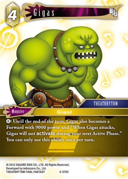 Gigas - 6-070C - Opus VI - Card Cavern