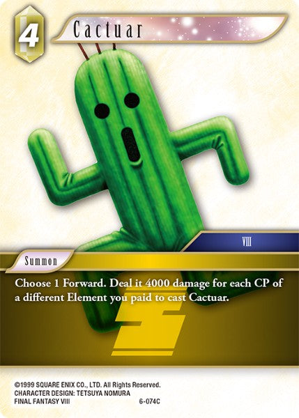 Cactuar - 6-074C - Opus VI - Card Cavern
