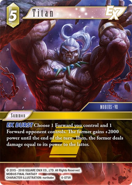Titan - 6-075R - Opus VI - Foil - Card Cavern