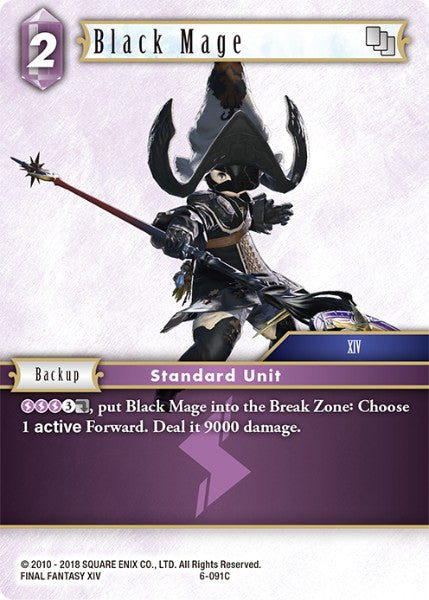 Black Mage - 6-091C - Opus VI - Card Cavern