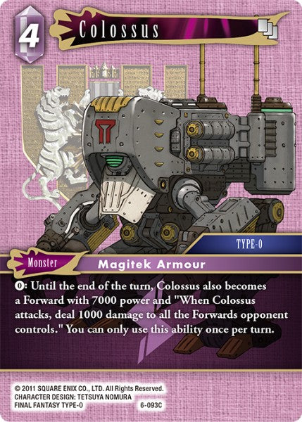 Colossus - 6-093C - Opus VI - Foil - Card Cavern