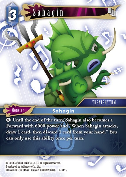 Sahagin - 6-111C - Opus VI - Card Cavern