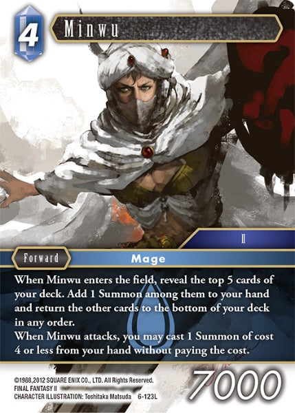 Minwu - 6-123L - Opus VI - Foil - Card Cavern
